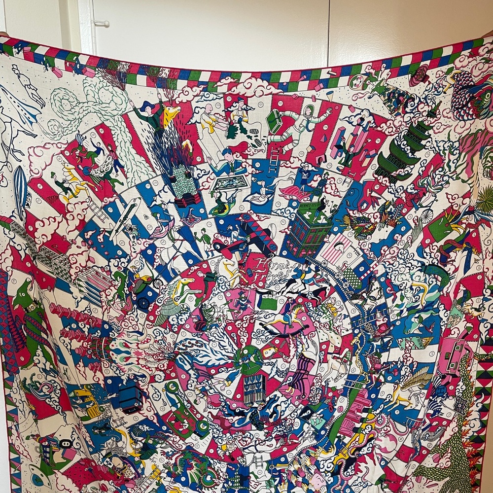 Hermès Colorful wool Scarf - Picture 8 of 8